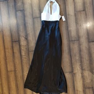 Camille La Vie black and white cocktail dress